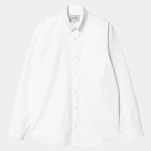 Carhartt WIP L/S C-Logo Shirt White / White Best Sale