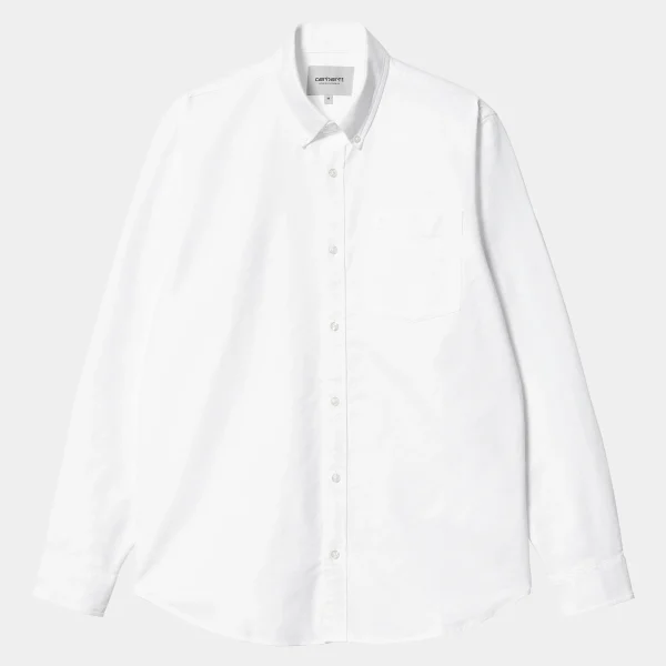 Carhartt WIP L/S C-Logo Shirt White / White Best Sale