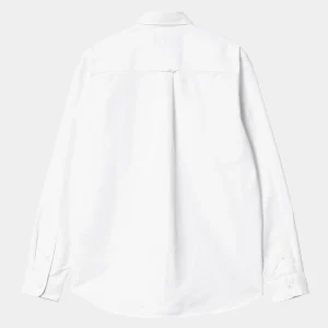 Carhartt WIP L/S C-Logo Shirt White / White Best Sale