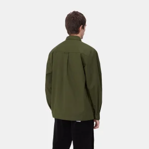 Carhartt WIP L/S Craft Shirt Office Green New