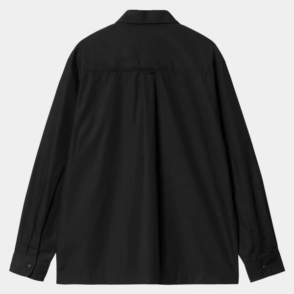 Carhartt WIP L/S Craft Shirt Black Clearance