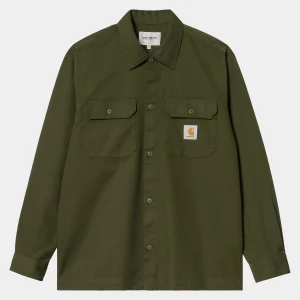 Carhartt WIP L/S Craft Shirt Office Green New