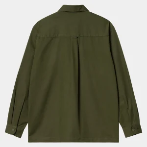 Carhartt WIP L/S Craft Shirt Office Green New