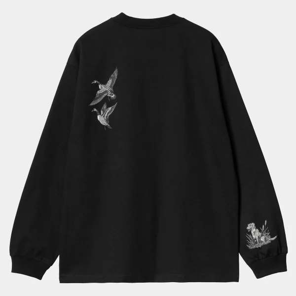 Carhartt WIP L/S Ducks T-Shirt Black Online