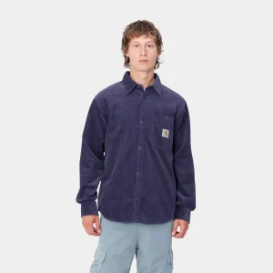 Carhartt WIP L/S Flint Shirt Aura Best