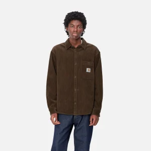 Carhartt WIP L/S Flint Shirt Chocolate Store