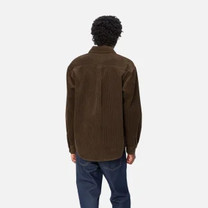 Carhartt WIP L/S Flint Shirt Chocolate Store