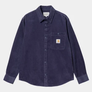 Carhartt WIP L/S Flint Shirt Aura Best