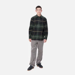 Carhartt WIP L/S Garnett Shirt Garnett Check, Sycamore Tree / Sycamore Tree Hot