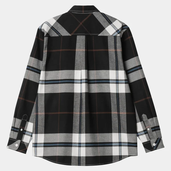 Carhartt WIP L/S Garnett Shirt Garnett Check, Wax / Wax Store