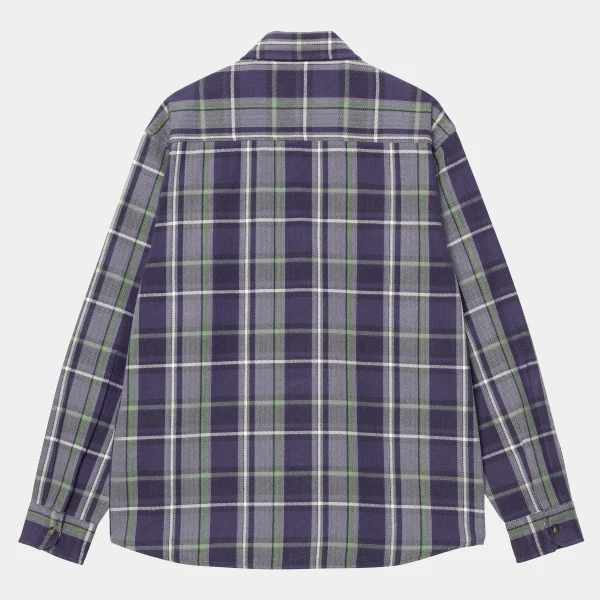 Carhartt WIP L/S Hobart Shirt Hobart Check, Aura Fashion