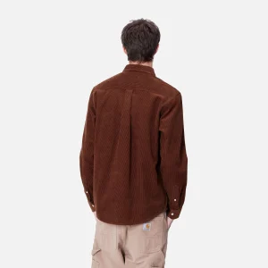 Carhartt WIP L/S Madison Cord Shirt Offroad / Wax Outlet