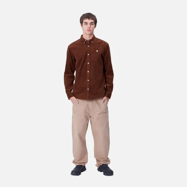 Carhartt WIP L/S Madison Cord Shirt Offroad / Wax Outlet