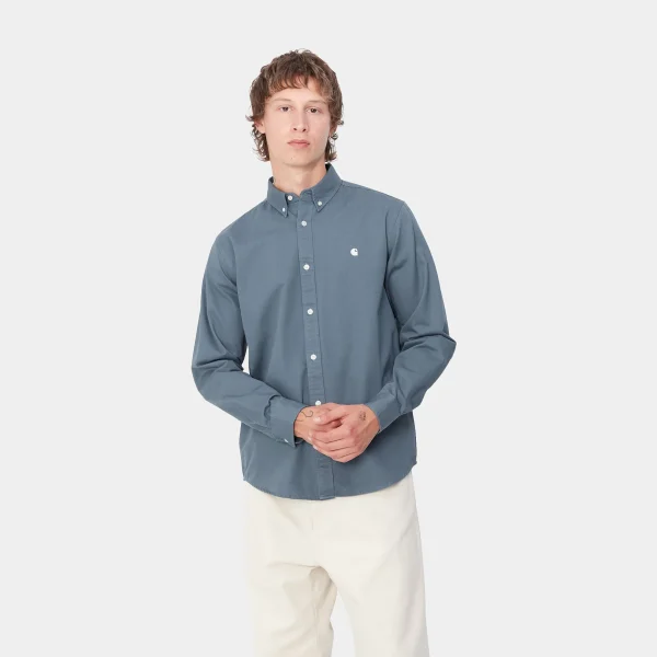 Carhartt WIP L/S Madison Shirt Positano / Wax Outlet