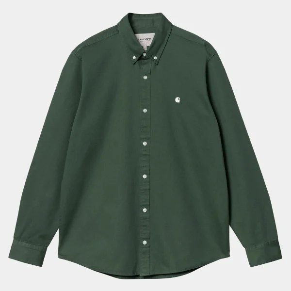 Carhartt WIP L/S Madison Shirt Sycamore Tree / Wax Flash Sale