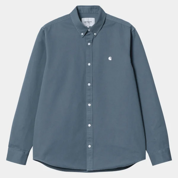 Carhartt WIP L/S Madison Shirt Positano / Wax Outlet