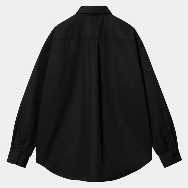 Carhartt WIP L/S Module Script Shirt Black / White Outlet