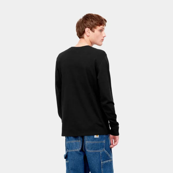 Carhartt WIP L/S Pocket T-Shirt Black Online