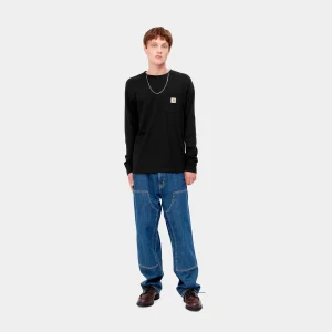 Carhartt WIP L/S Pocket T-Shirt Black Online