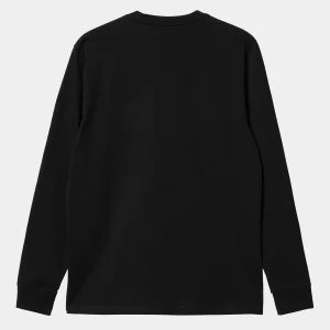 Carhartt WIP L/S Pocket T-Shirt Black Online