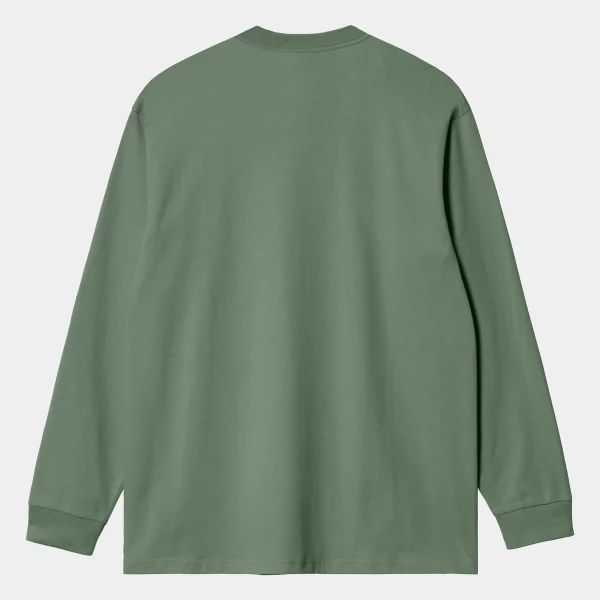 Carhartt WIP L/S Pocket T-Shirt Duck Green Cheap