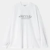 Carhartt WIP L/S Precious T-Shirt White Discount