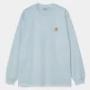 Carhartt WIP L/S Vista T-Shirt Dusty Ice Clearance