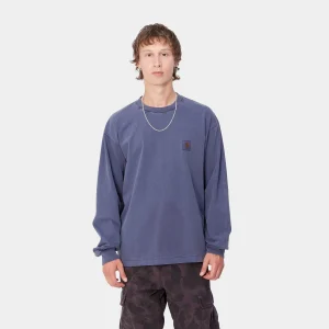 Carhartt WIP L/S Vista T-Shirt Aura Discount