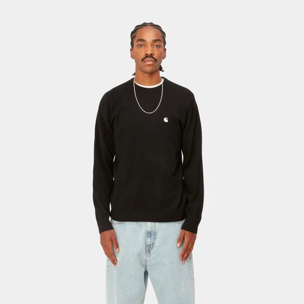 Carhartt WIP Madison Sweater Black / Wax Cheap