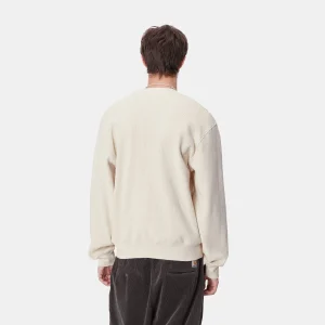 Carhartt WIP Main Basics Sweat Natural / Black Clearance