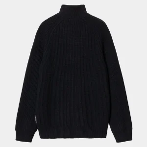 Carhartt WIP Marlon Half Zip Sweater Dark Navy Flash Sale