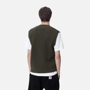 Carhartt WIP Marlon Vest Sweater Office Green Fashion