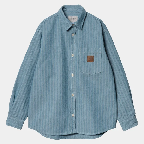 Carhartt WIP Menard Shirt Jac Blue Cheap