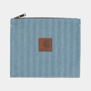 Carhartt WIP Menard Zip Wallet Blue Flash Sale