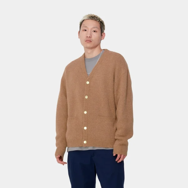 Carhartt WIP Merton Cardigan Peanut Clearance