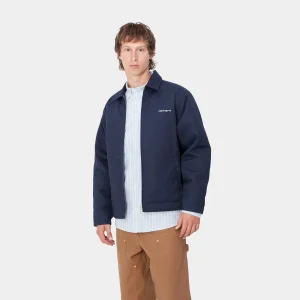 Carhartt WIP Module Script Jacket Air Force Blue / White Outlet