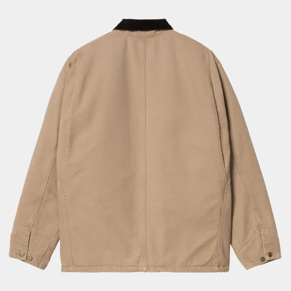 Carhartt WIP OG Chore Coat Peanut / Black Best Sale