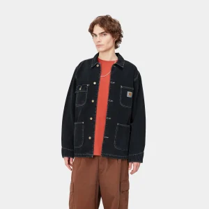 Carhartt WIP OG Chore Coat Black Flash Sale