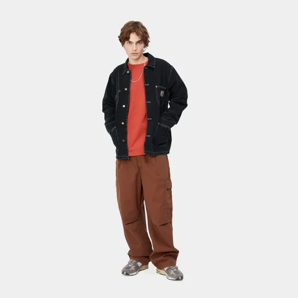 Carhartt WIP OG Chore Coat Black Flash Sale