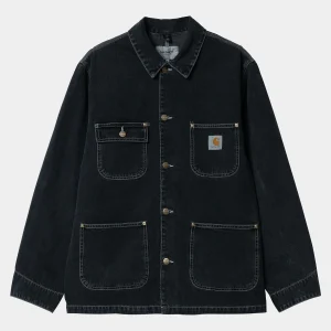 Carhartt WIP OG Chore Coat Black Flash Sale