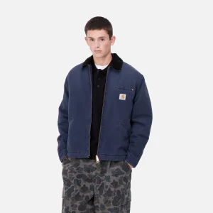 Carhartt WIP OG Detroit Jacket (Winter) Air Force Blue / Black Flash Sale