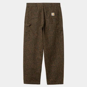 Carhartt WIP OG Single Knee Pant Camo Leo, Tamarind / Tamarind Hot