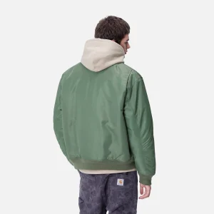 Carhartt WIP Olten Bomber Duck Green / Turmeric Shop