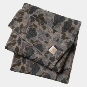 Carhartt WIP Palmer Scarf Camo Duck Jacquard, Grey Cheap