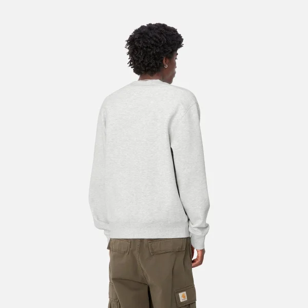 Carhartt WIP Pepe Be Nice Sweat Ash Heather / Black Cheap