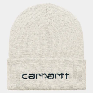 Carhartt WIP Script Beanie Wax / Duck Blue Online