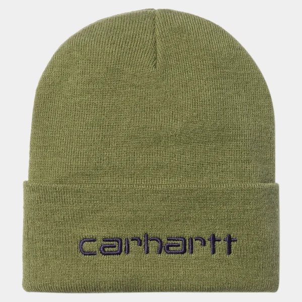 Carhartt WIP Script Beanie Capulet / Aura Cheap