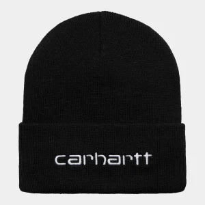 Carhartt WIP Script Beanie Black / White Fashion