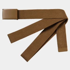 Carhartt WIP Script Belt Tonal Hamilton Brown Outlet