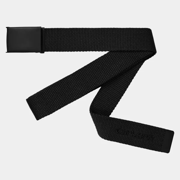 Carhartt WIP Script Belt Tonal Black Clearance